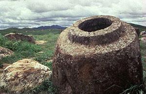 Thong Hai Hin, 12 km from Phonsavan, at the Plain of Jars is the most readily accessible place to witness these mysterious stone vessels.