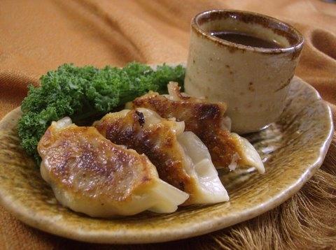 Lamb-Filled Buuz Dumplings with Spicy Dipping Sauce