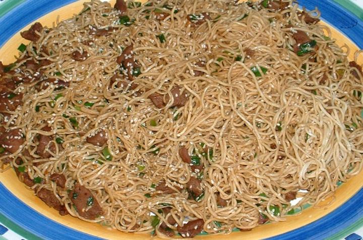 Spicy Sichuan Pepper Beef With Noodles