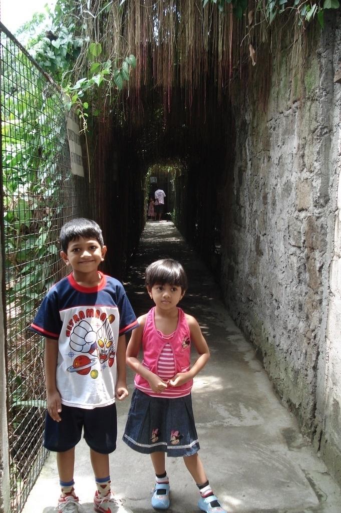 My children in Malabon Zoo