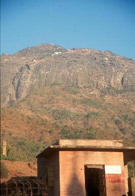 Base station of the Girnar Hill trail. Junagadh, Gujarat, India.