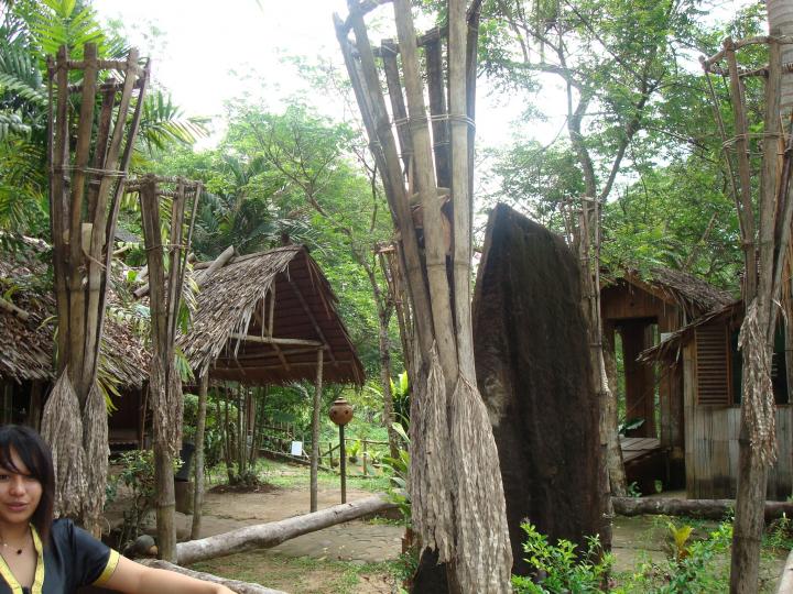 Huts in Monsopiad Cultural Village