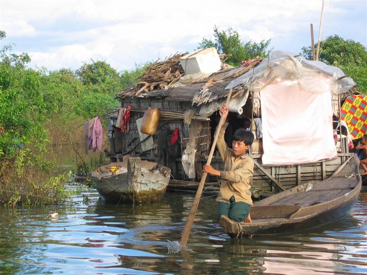 Life in Cambodia is hard for children. 