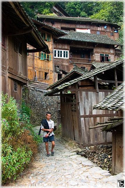 Villager (Langde Miao village, prefecture Qian Dong Nan, Guizhou province)