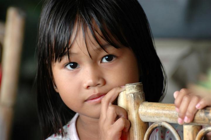 A young girl from Mindanao.