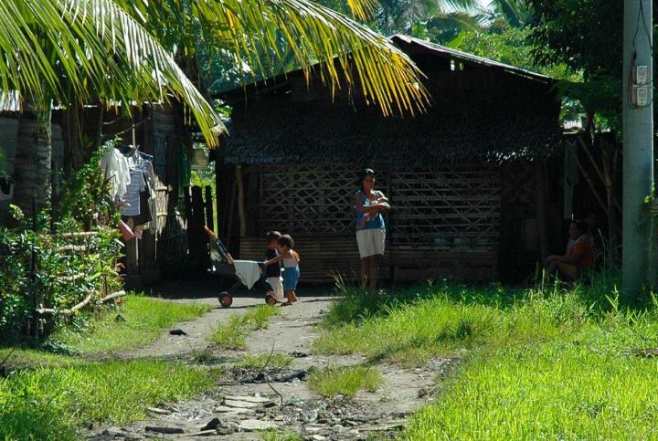 Mindanao, family in rural area