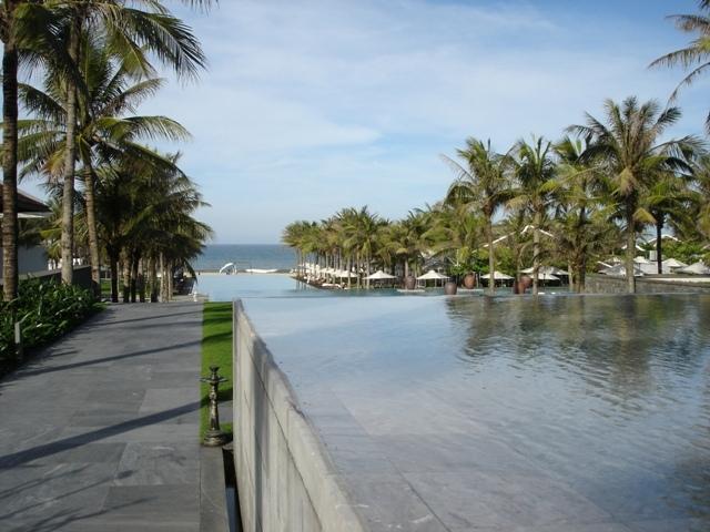 Infinity pools at the Nam Hai