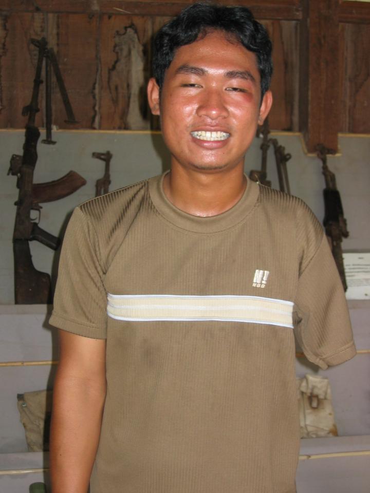 Khom was our tour guide at the Land Mines Museum in Siem Riep
