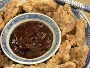 Crispy-Fried Pepper Chicken with Black Bean Sauce