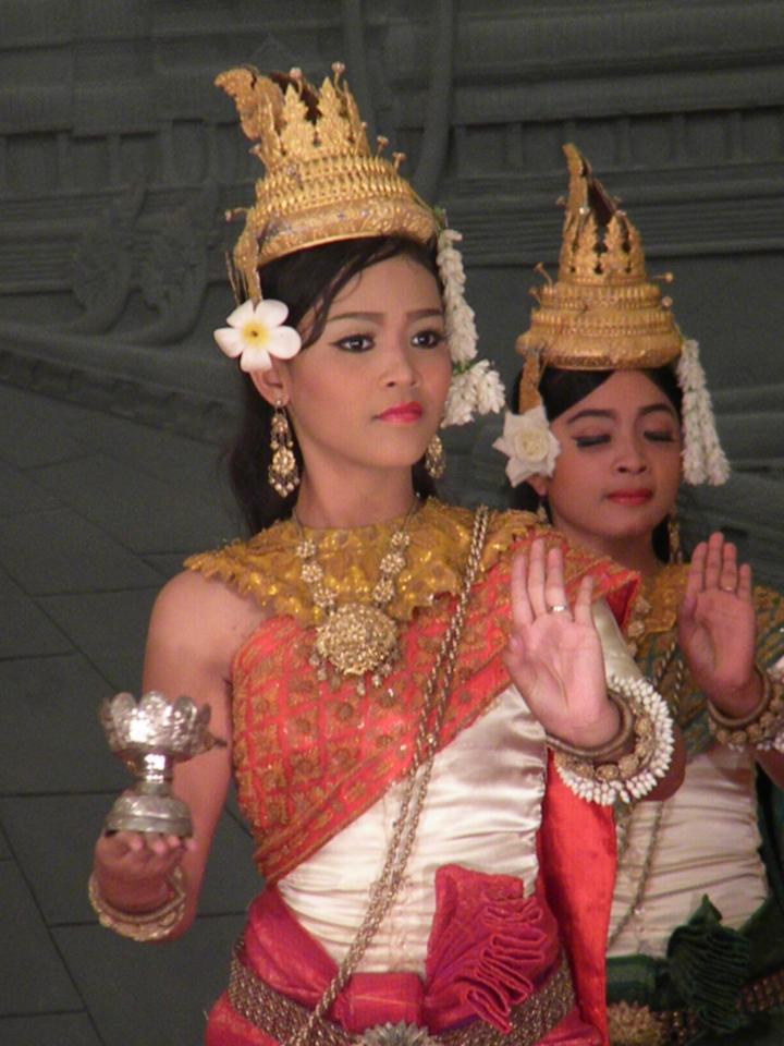 Traditional dancers in Cambodia