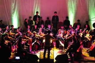 CKC Jose Gomez Symphony Orchestra at a Manila concert(Photo CKC PR, Calbayog City, Samar)