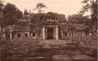 Khmer ruin in the 1920s, the setting for The Map of Lost Memories.