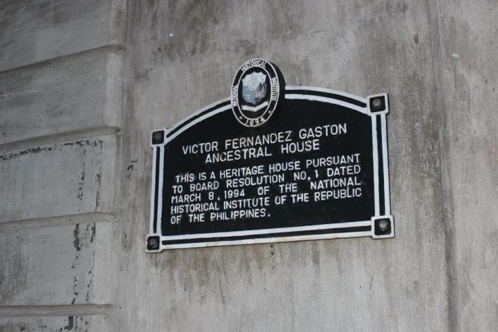 Marker at Balay Negrense Museum located at Cinco de Noviembre St., Silay City.