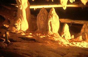 Mulu, Sarawak, Malaysia Spectacular limestone formations, in Lang's Cave