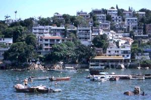 Yung Shue Wan Harbor, Lamma Island, Hong Kong.