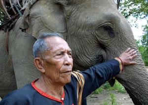Yprong Eban, the 'elephant man',