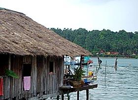 Bang Bao fishing village, Koh Chang, Thailand.