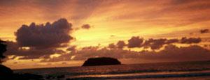 Sunset from Gung Café, Kata Beach, Phuket, Thailand.