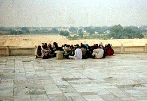 Chilling Out On The Taj. Agra, India.