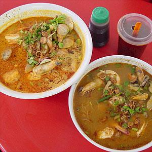 Curry Seafood and Tom Yam Noodles!