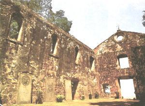 The ruins of St. Paul