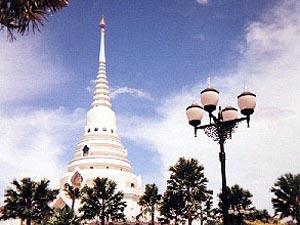 Chedi of Wat Yan, near Pattaya, Thailand.