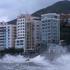 Typhoon Imbudo batters Stanley Village on Hong Kong Island. 