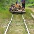 Cambodian ingenuity at its best - the Bamboo Train or Norry.