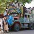 Kekra, a form of local transport made from American Army Trucks, used by Pakistan Army and later auctioned to their final owners. These Kekras have powerful engines and therefore, are suitable for desert travel. With the advent of new roads in Thar desert, Kekras may not last that long. 
