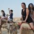 Camel riding at a Bedouin camp in the Negev Desert