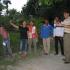Teacher David Calleja with students in Tropang Sdok, Cambodia.