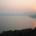 Sunset on Sun Moon Lake, Nantou County, Taiwan.