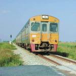Traveling by train in Thailand