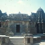 Near Mysore, the inner sanctum of the Somnathapura Temple, India.