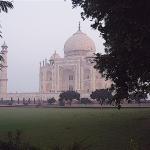 The Taj Mahal early in the morning