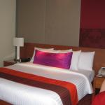 Cozy bed at the Courtyard by Marriott 