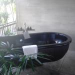 Tub for two on the private balcony, Indigo Pearl Resort.