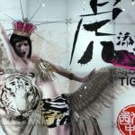 A Year of the Tiger display at the Dragon Centre, Sham Shui Po, Kowloon, Hong Kong
