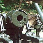 American 12-inch mortars at Battery Way. Fortress Corregidor, Philippines.