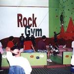 Indoor rock climbing at the Eco Sports Club.