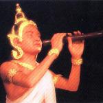 Nakhon Pathom, Thailand: Phra Abhai Mani, depicted here, is the main character of Sunthorn Phu's epic poem by the same name. Directed by his father to get an education, Abhai Mani learns pipe-playing, much to his benefit and his father's chagrin.